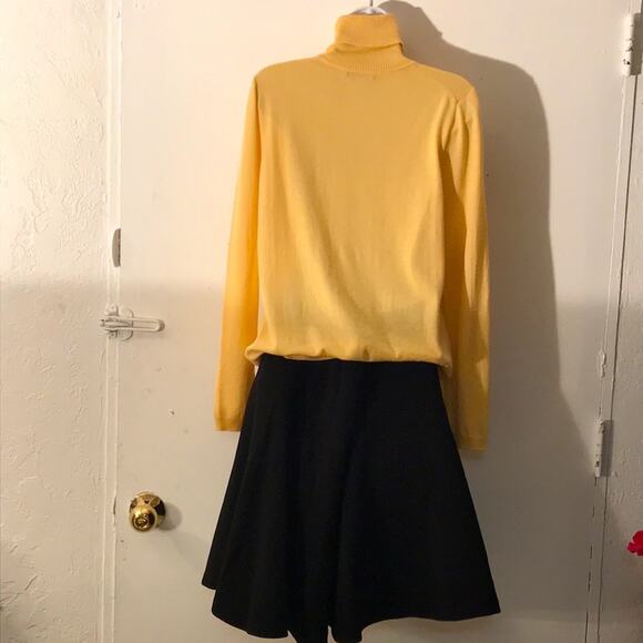 NWOT. Pendleton Yellow Merino Wool Sweater. LP - Picture 2 of 4